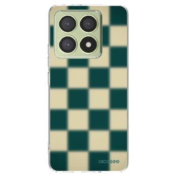 Picasee silikonowe przeźroczyste etui na Xiaomi 14T - Shadow Chess