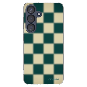 Picasee silikonowe przeźroczyste etui na Samsung Galaxy S25 5G - Shadow Chess