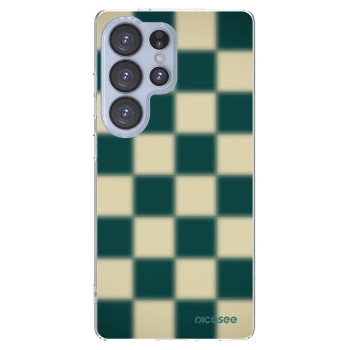 Picasee silikonowe przeźroczyste etui na Samsung Galaxy S25 Ultra 5G - Shadow Chess