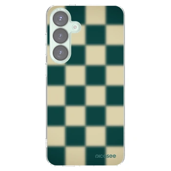 Picasee silikonowe przeźroczyste etui na Samsung Galaxy S25+ 5G - Shadow Chess
