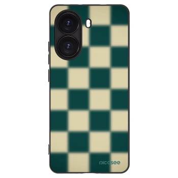 Picasee silikonowe czarne etui na Xiaomi Poco X7 Pro 5G - Shadow Chess