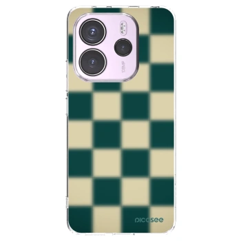 Picasee silikonowe przeźroczyste etui na Xiaomi Redmi Note 14 4G - Shadow Chess