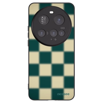 Picasee silikonowe czarne etui na Xiaomi 15 Ultra - Shadow Chess