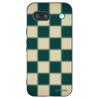 Picasee silikonowe czarne etui na Google Pixel 8a - Shadow Chess