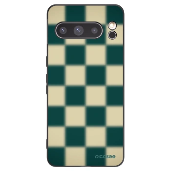 Picasee silikonowe czarne etui na Google Pixel 8 Pro - Shadow Chess