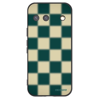 Picasee silikonowe czarne etui na Google Pixel 9 - Shadow Chess