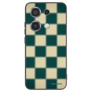Picasee silikonowe czarne etui na Xiaomi Redmi Note 14S - Shadow Chess