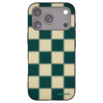 Picasee silikonowe czarne etui na Apple iPhone 17 Pro - Shadow Chess