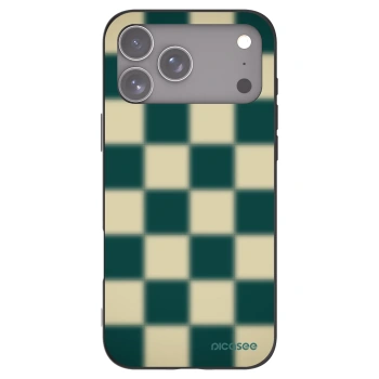 Picasee silikonowe czarne etui na Apple iPhone 17 Pro Max - Shadow Chess