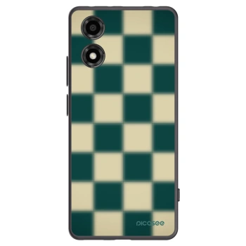 Picasee silikonowe czarne etui na Motorola Moto E14 - Shadow Chess