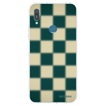 Picasee silikonowe przeźroczyste etui na Huawei Y6 2019 - Shadow Chess