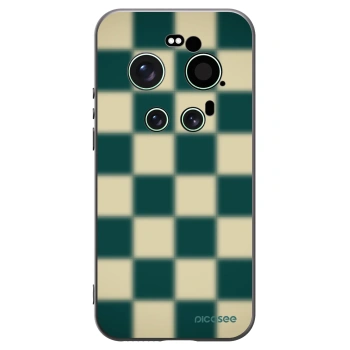 Picasee silikonowe czarne etui na Xiaomi 17 Ultra - Shadow Chess