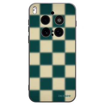 Picasee silikonowe czarne etui na Vivo X300 Pro - Shadow Chess