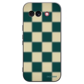 Picasee silikonowe czarne etui na Google Pixel 10a - Shadow Chess