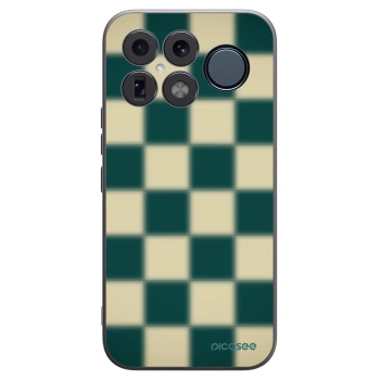 Picasee silikonowe czarne etui na Xiaomi Poco F8 Ultra - Shadow Chess