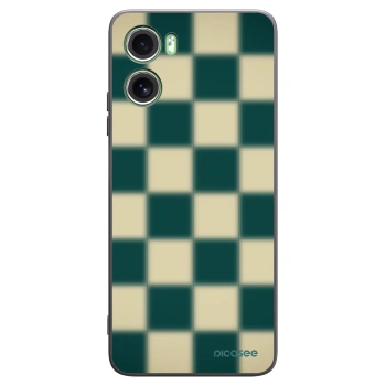 Picasee silikonowe czarne etui na Motorola Moto G06 - Shadow Chess