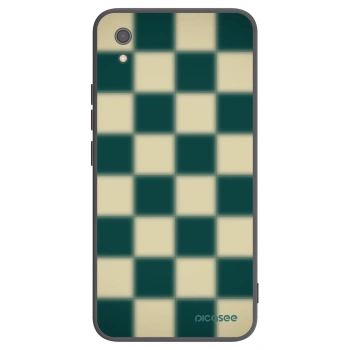 Picasee silikonowe czarne etui na Xiaomi Redmi 7A - Shadow Chess