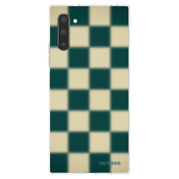 Picasee silikonowe przeźroczyste etui na Samsung Galaxy Note 10 N970F - Shadow Chess
