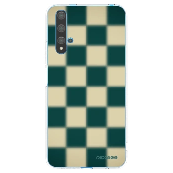 Picasee silikonowe przeźroczyste etui na Huawei Nova 5T - Shadow Chess