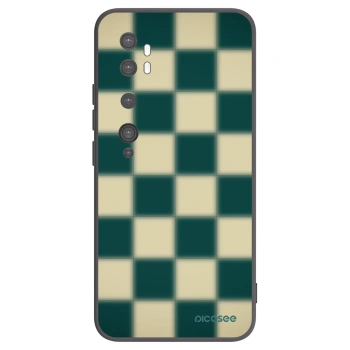 Picasee silikonowe czarne etui na Xiaomi Mi Note 10 (Pro) - Shadow Chess