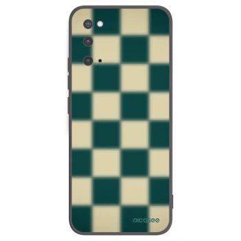 Picasee silikonowe czarne etui na Samsung Galaxy S20 G980F - Shadow Chess
