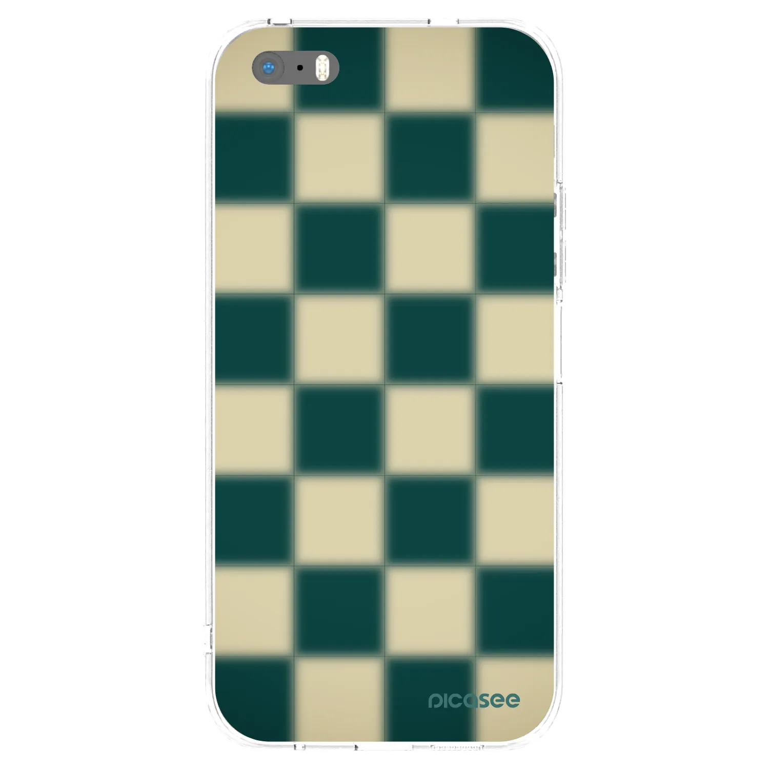 Picasee silikonowe przeźroczyste etui na Apple iPhone 5/5S/SE - Shadow Chess