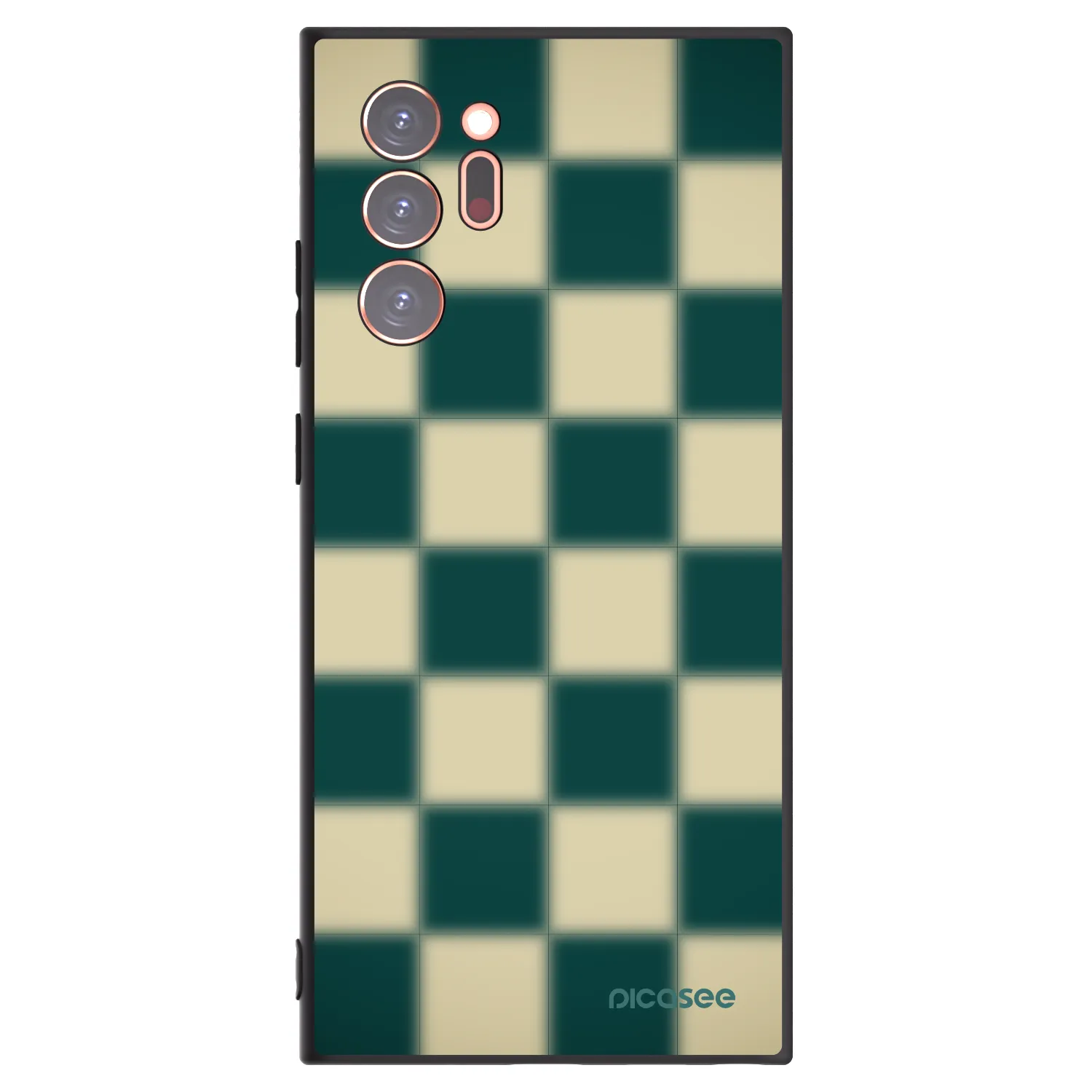 Picasee silikonowe czarne etui na Samsung Galaxy Note 20 Ultra - Shadow Chess