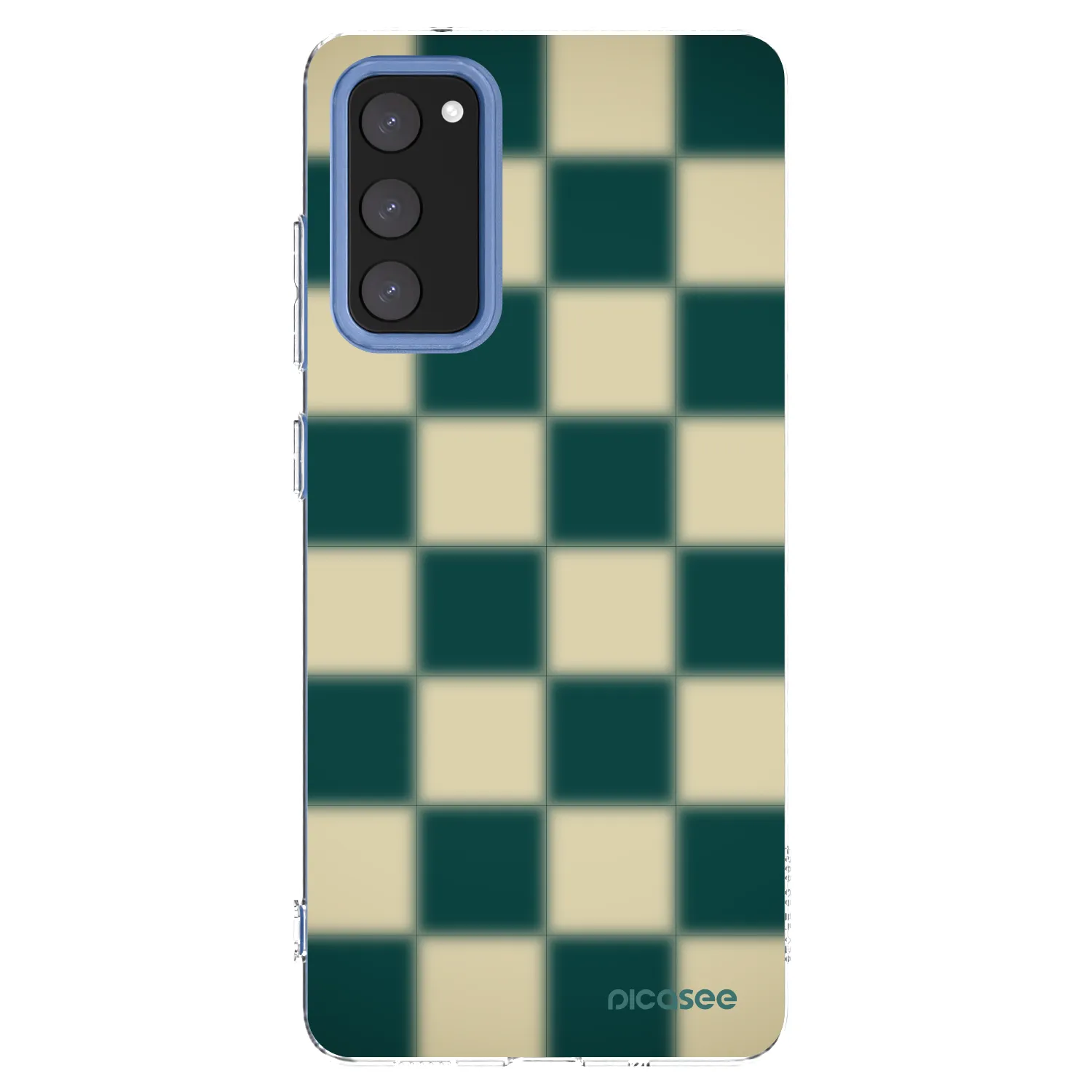 Picasee silikonowe przeźroczyste etui na Samsung Galaxy S20 FE - Shadow Chess