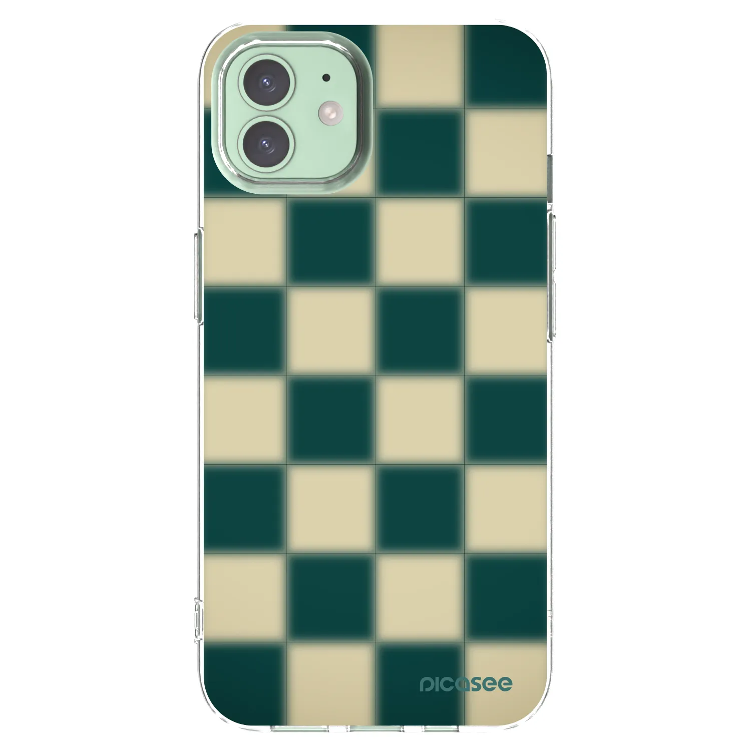 Picasee silikonowe przeźroczyste etui na Apple iPhone 12 - Shadow Chess