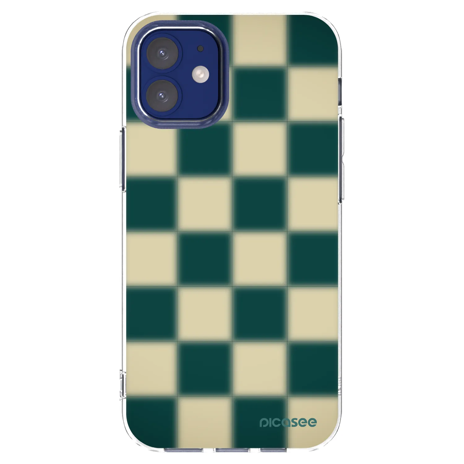 Picasee silikonowe przeźroczyste etui na Apple iPhone 12 mini - Shadow Chess