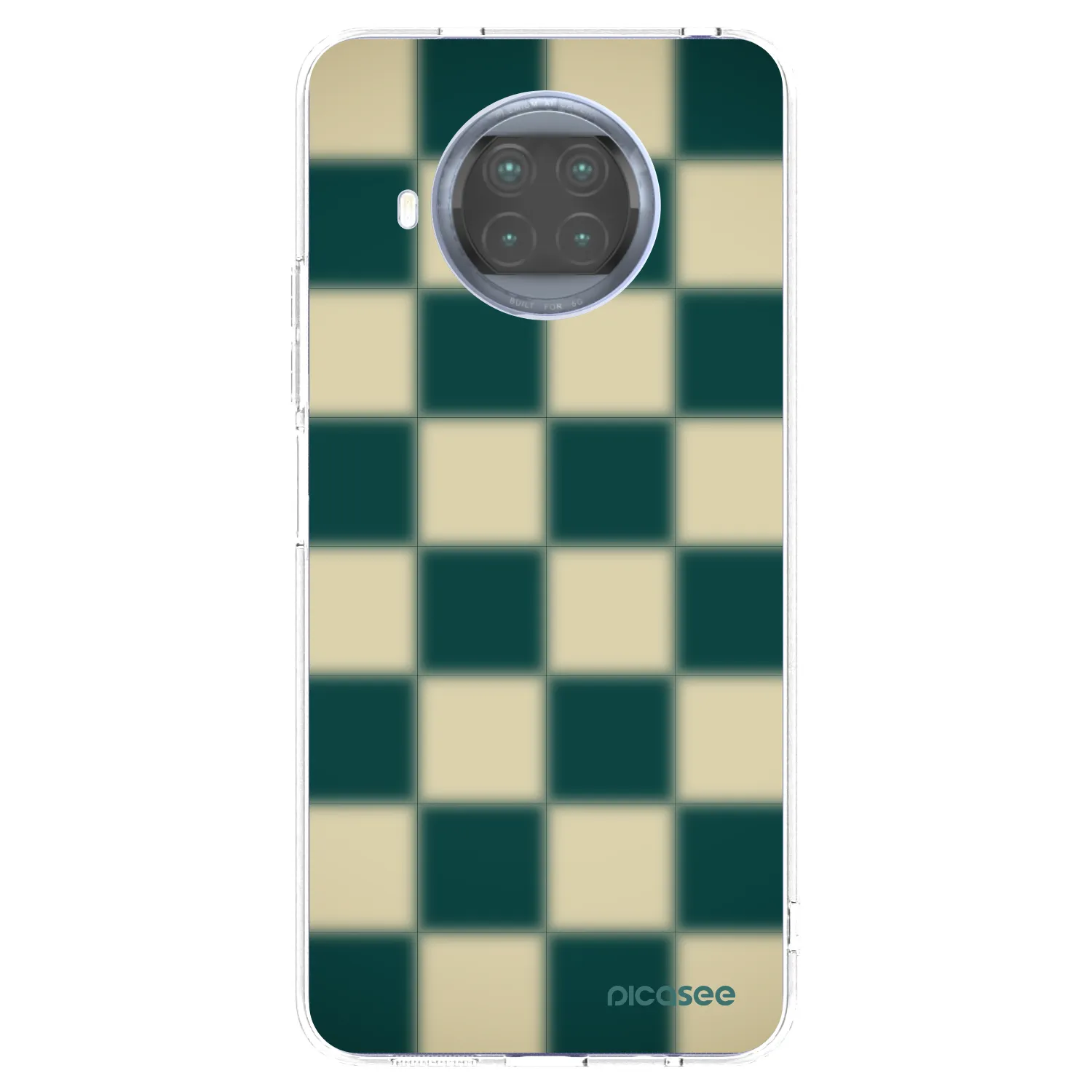 Picasee silikonowe przeźroczyste etui na Xiaomi Mi 10T Lite - Shadow Chess