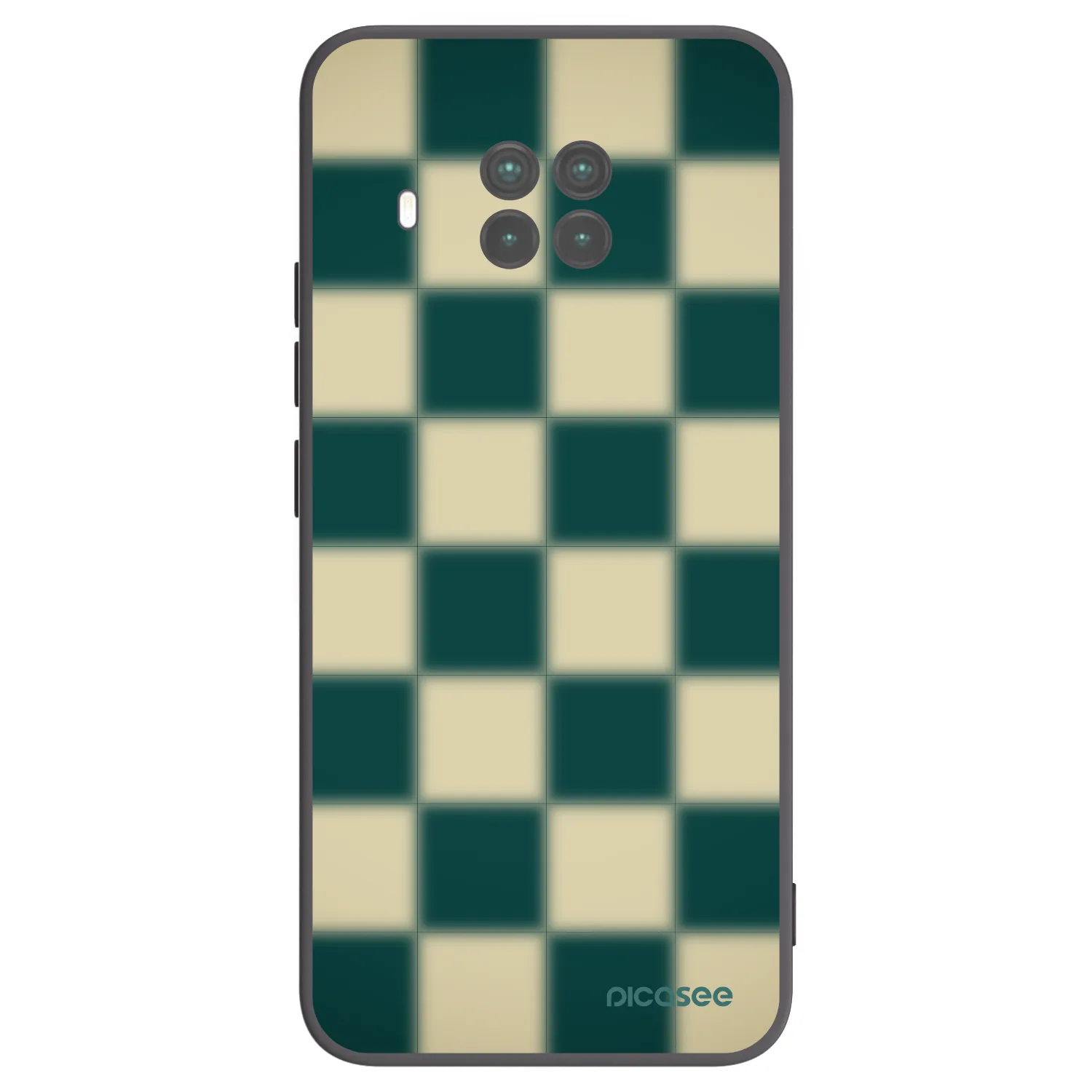 Picasee silikonowe czarne etui na Xiaomi Mi 10T Lite - Shadow Chess