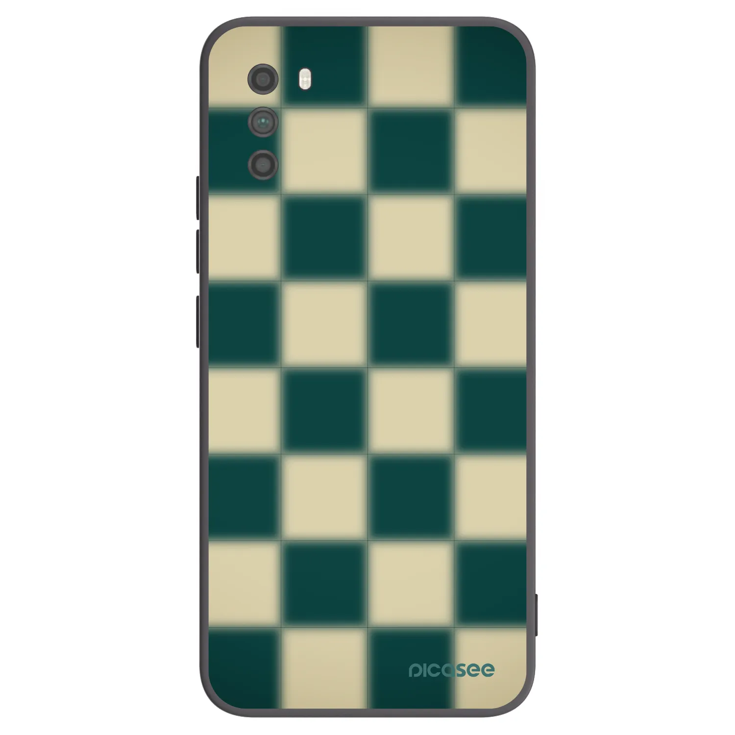 Picasee silikonowe czarne etui na Xiaomi Poco M3 - Shadow Chess