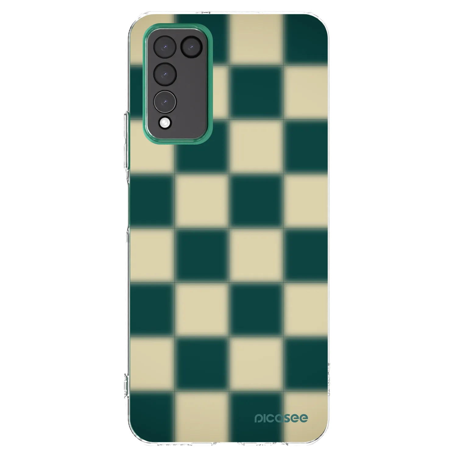 Picasee silikonowe przeźroczyste etui na Honor 10X Lite - Shadow Chess
