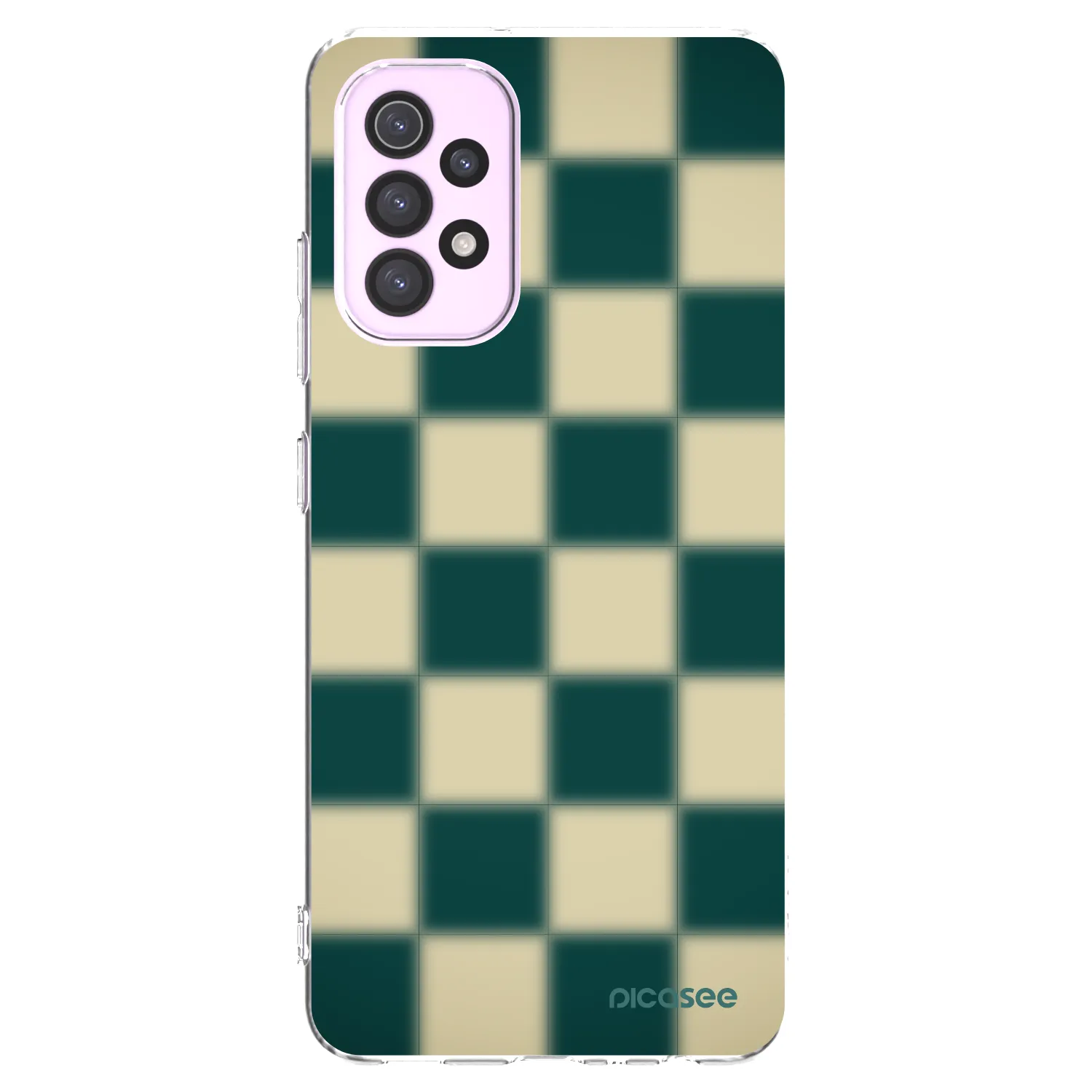 Picasee silikonowe przeźroczyste etui na Samsung Galaxy A32 5G A326B - Shadow Chess