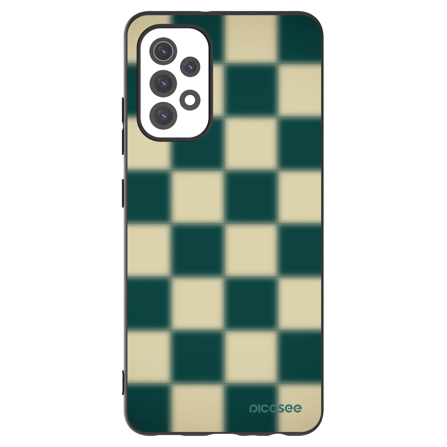 Picasee silikonowe czarne etui na Samsung Galaxy A32 5G A326B - Shadow Chess