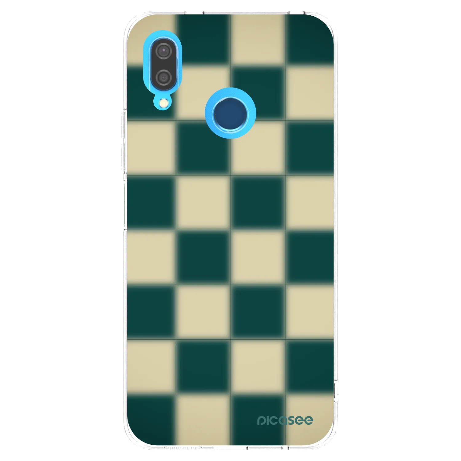 Picasee silikonowe przeźroczyste etui na Huawei P20 Lite - Shadow Chess