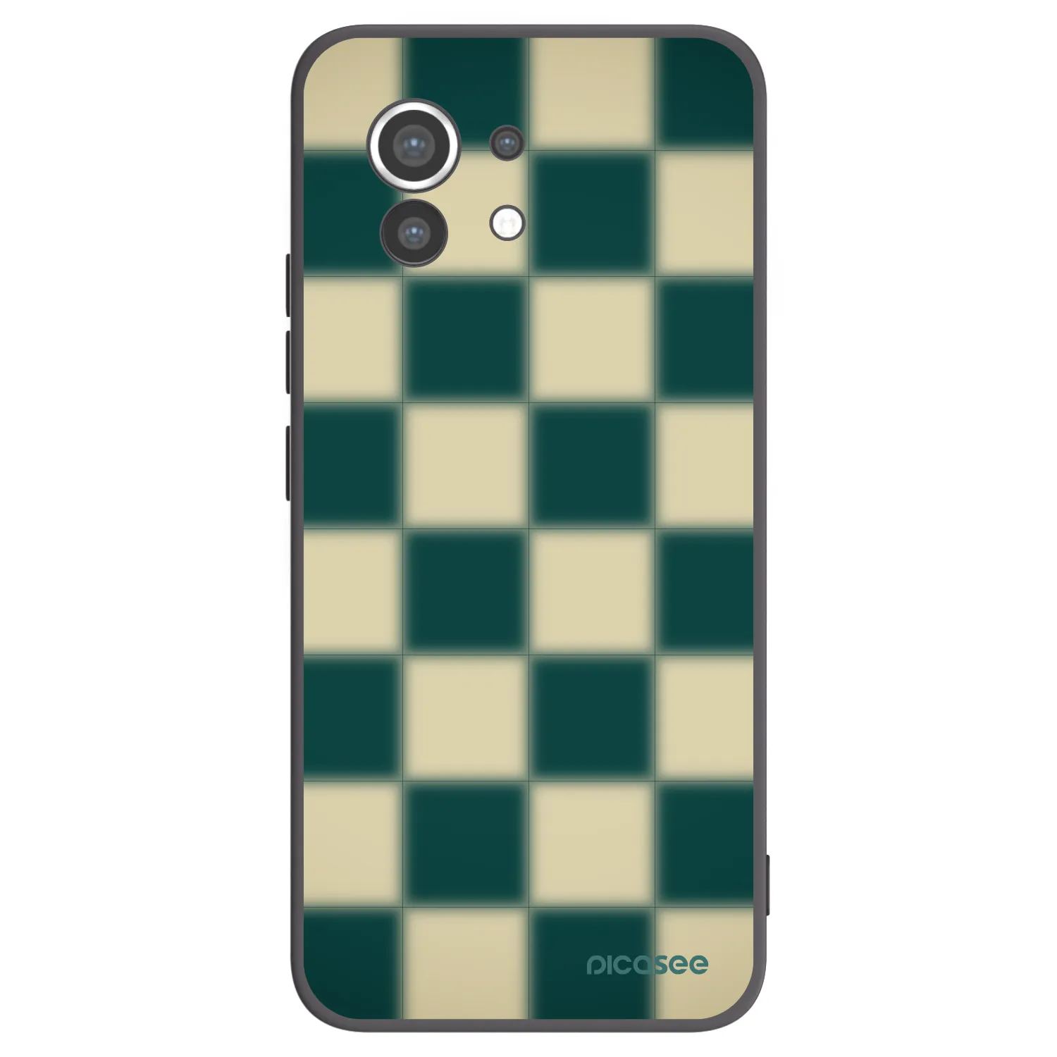 Picasee silikonowe czarne etui na Xiaomi Mi 11 - Shadow Chess
