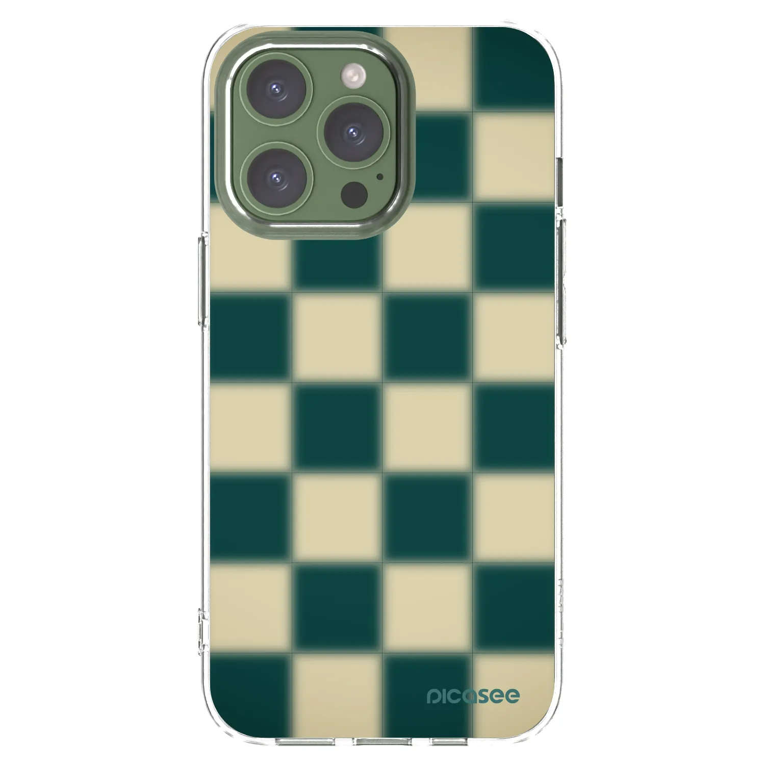 Picasee silikonowe przeźroczyste etui na Apple iPhone 13 Pro - Shadow Chess