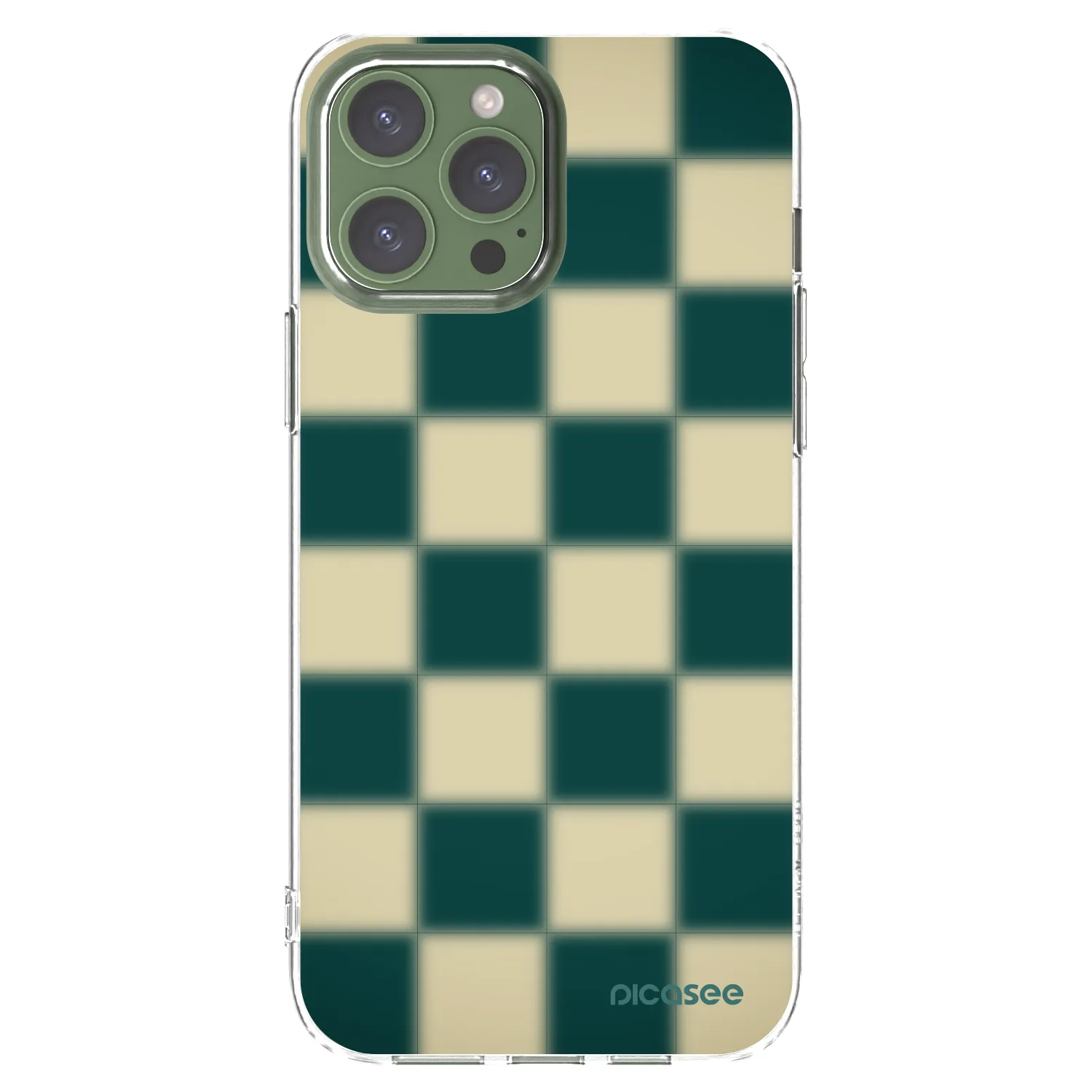 Picasee silikonowe przeźroczyste etui na Apple iPhone 13 Pro Max - Shadow Chess