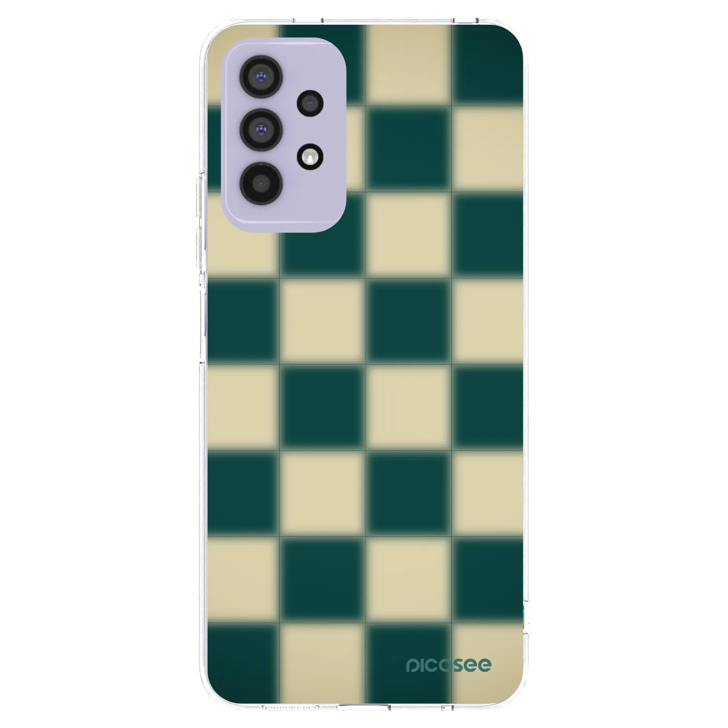 Picasee silikonowe przeźroczyste etui na Samsung Galaxy A32 4G SM-A325F - Shadow Chess