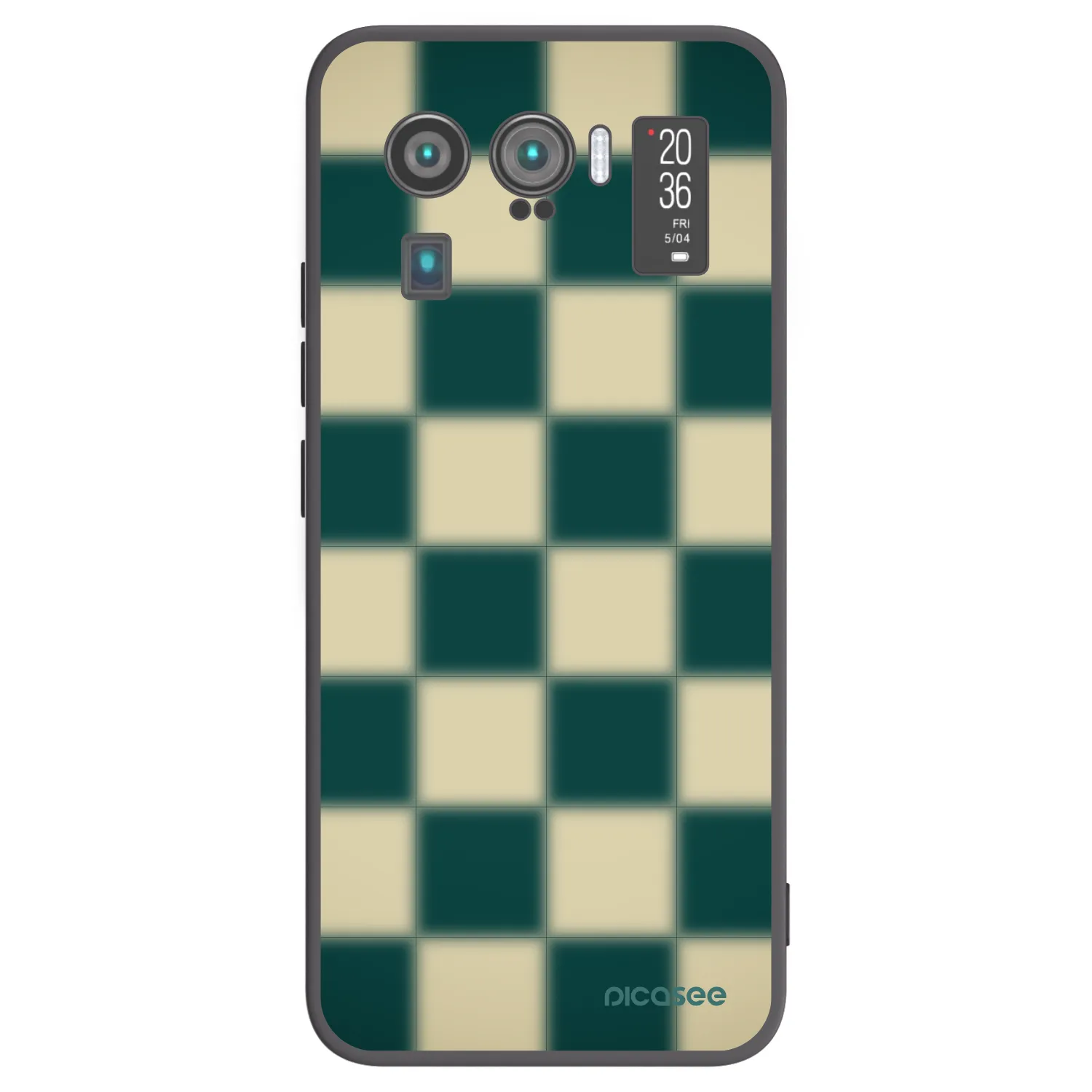 Picasee silikonowe czarne etui na Xiaomi Mi 11 Ultra - Shadow Chess