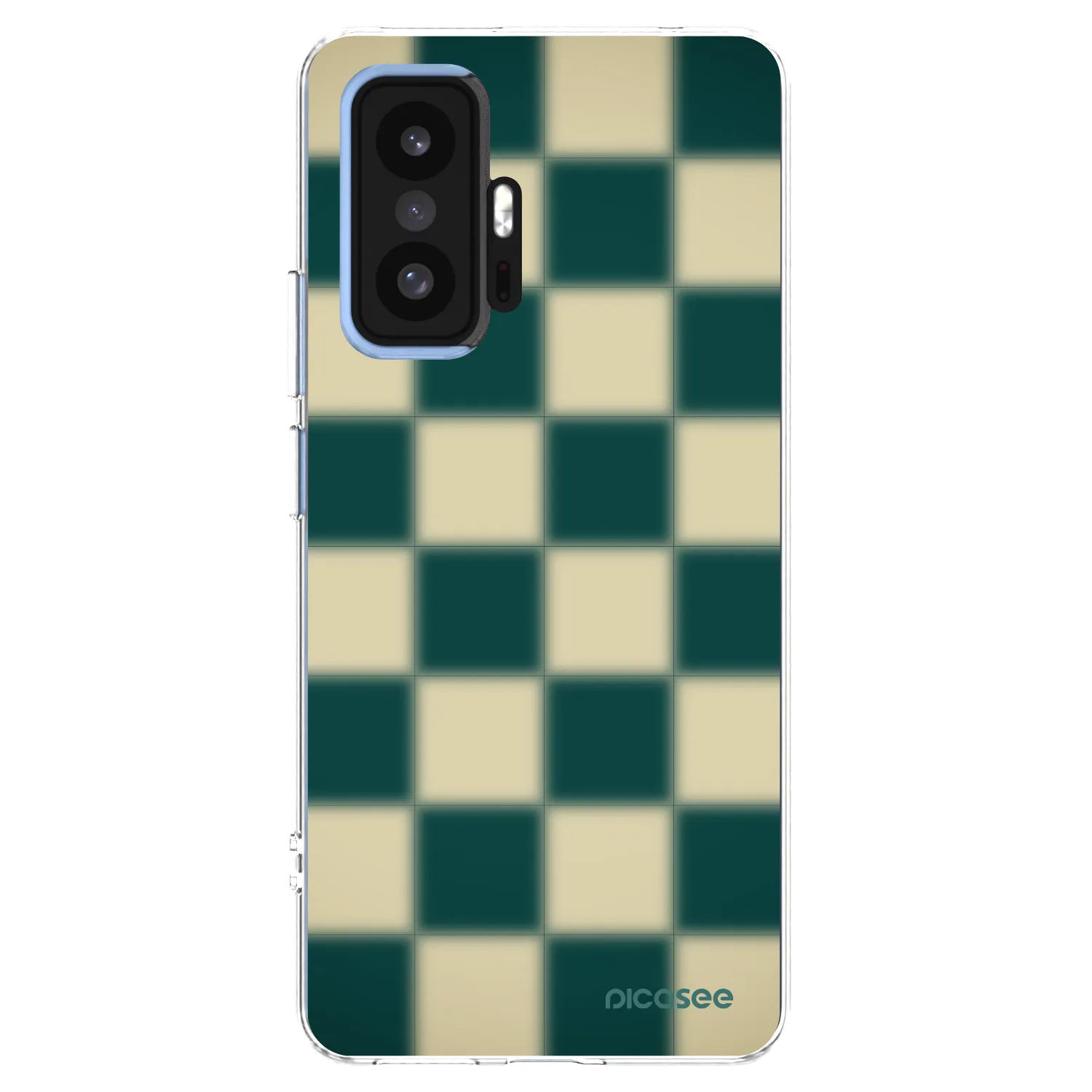 Picasee silikonowe przeźroczyste etui na Xiaomi 11T Pro - Shadow Chess