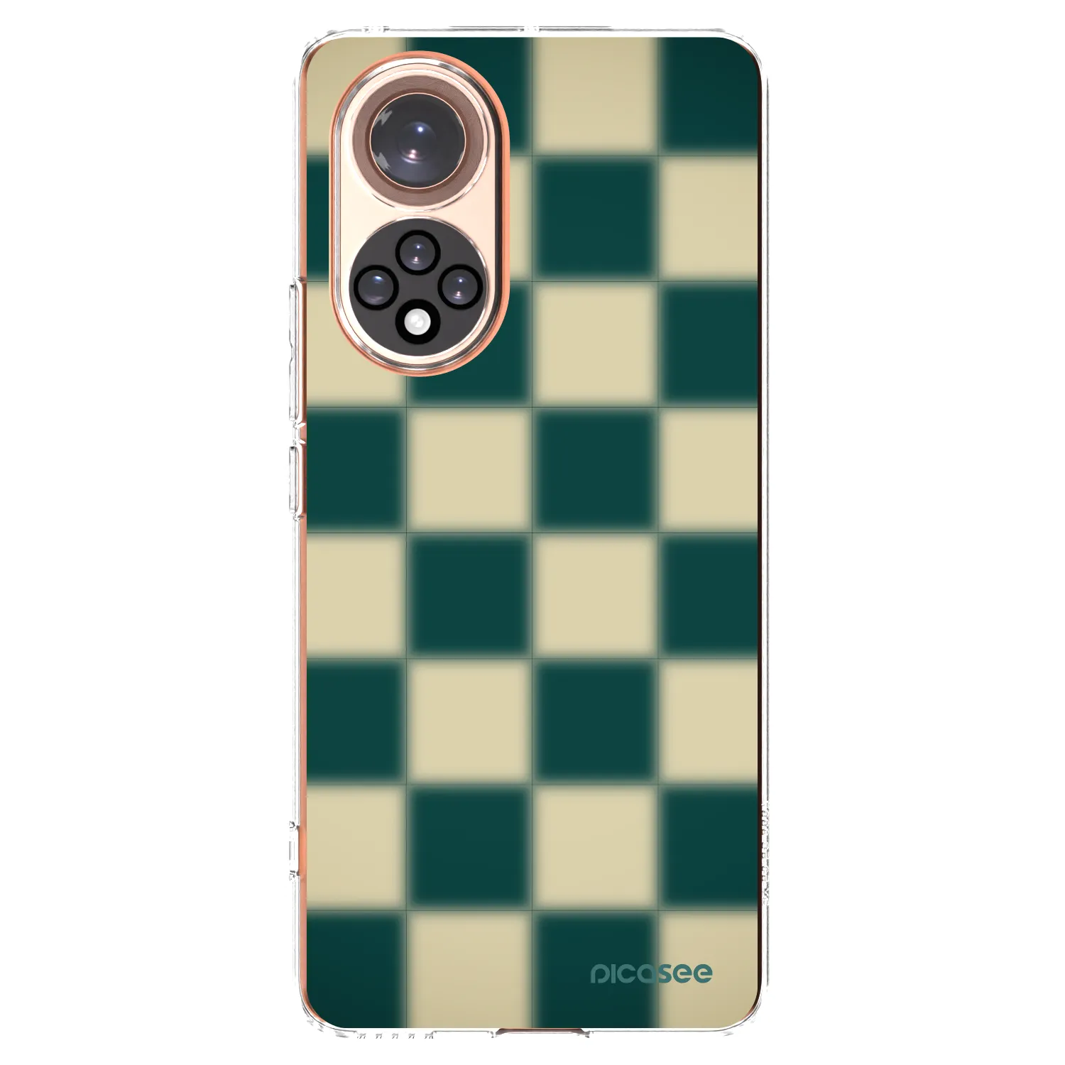 Picasee silikonowe przeźroczyste etui na Honor 50 5G - Shadow Chess
