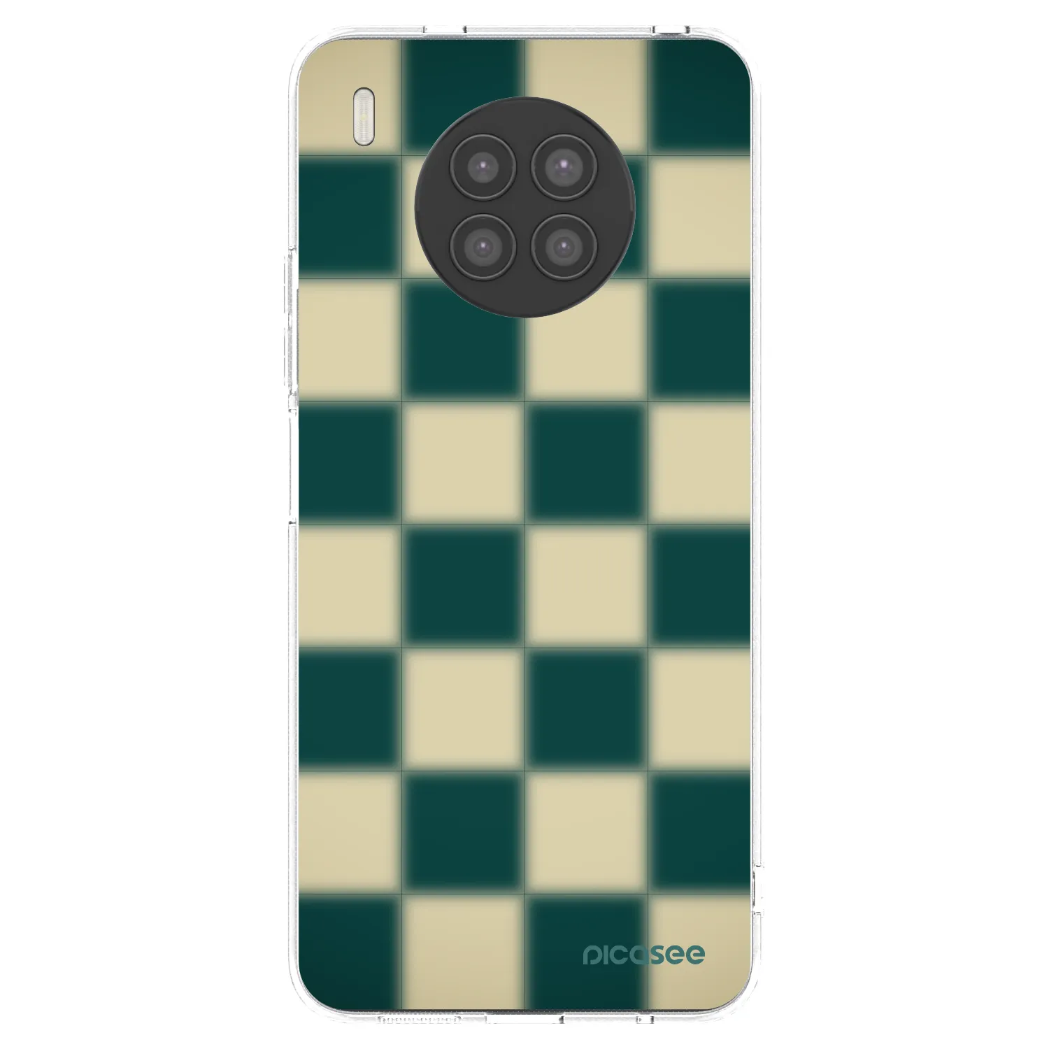 Picasee silikonowe przeźroczyste etui na Huawei Nova 8i - Shadow Chess