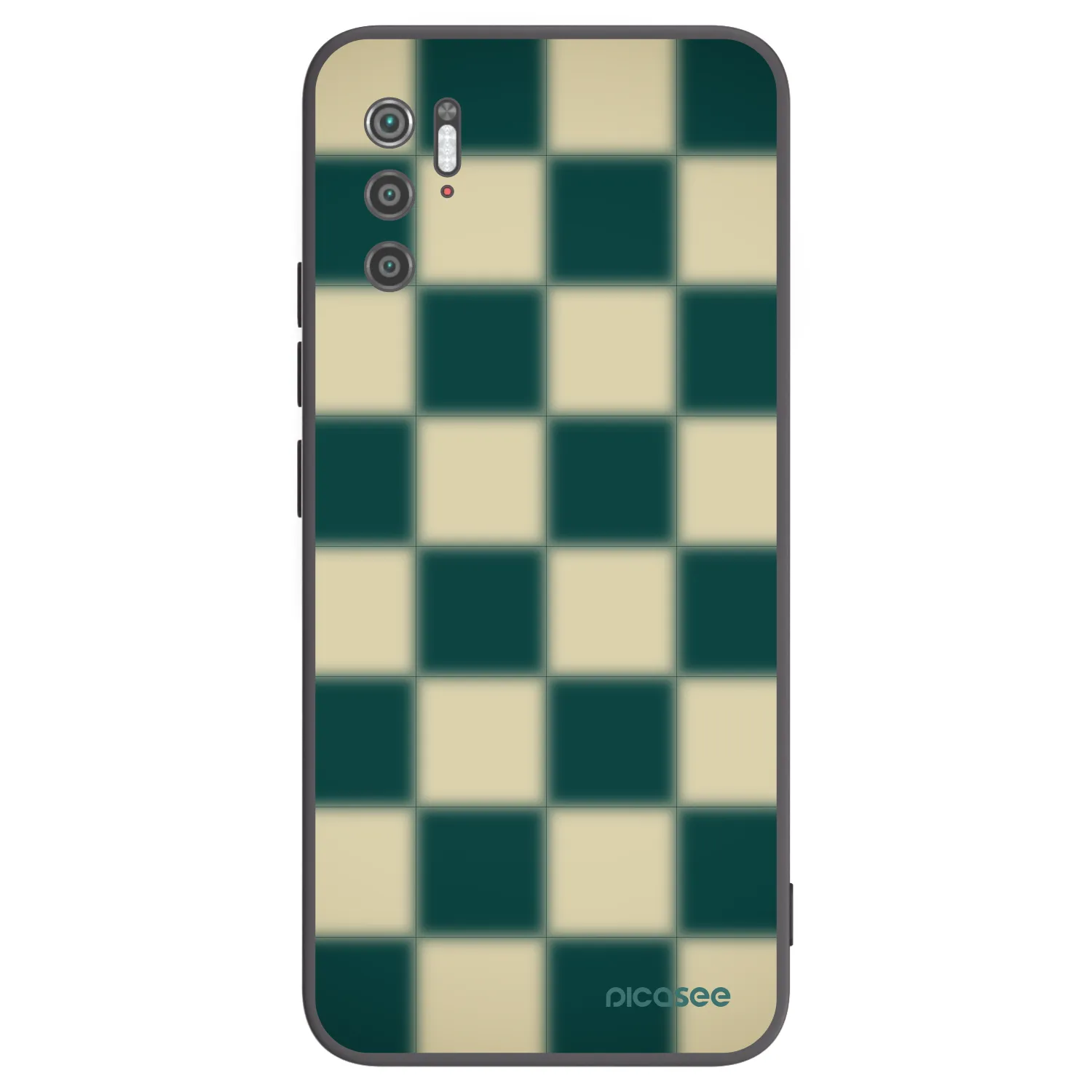 Picasee silikonowe czarne etui na Xiaomi Poco M3 Pro 5G - Shadow Chess