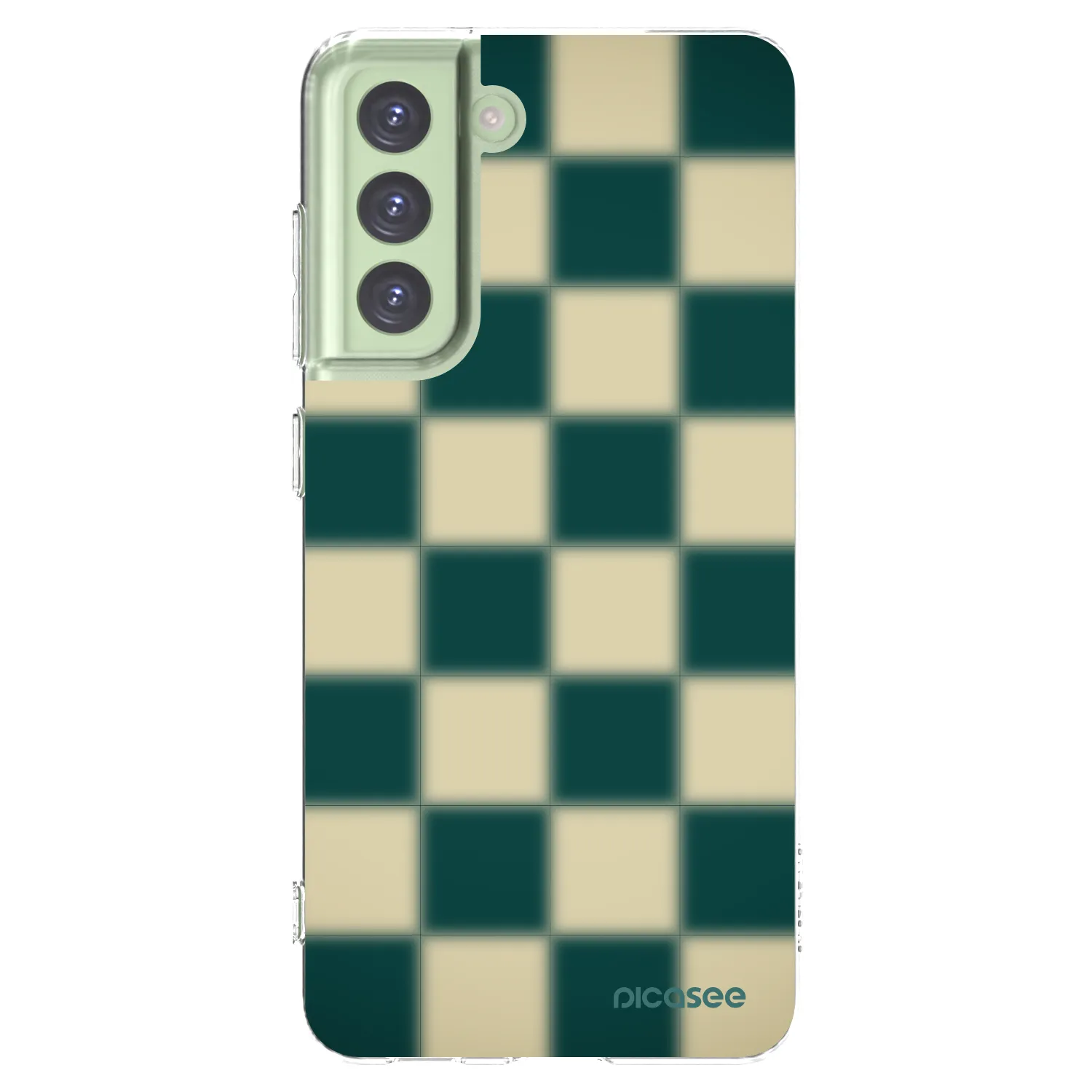 Picasee silikonowe przeźroczyste etui na Samsung Galaxy S21 FE 5G - Shadow Chess
