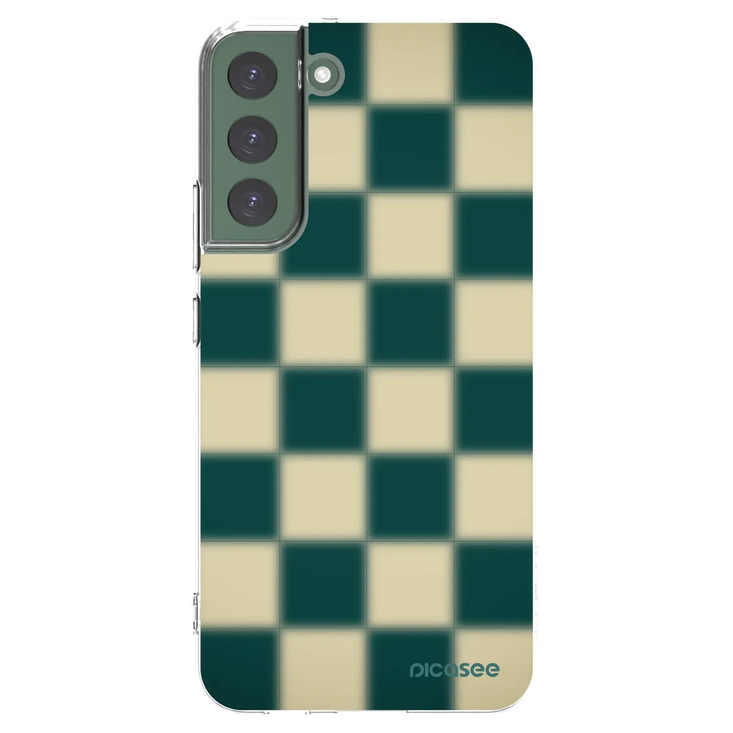Picasee silikonowe przeźroczyste etui na Samsung Galaxy S22+ 5G - Shadow Chess
