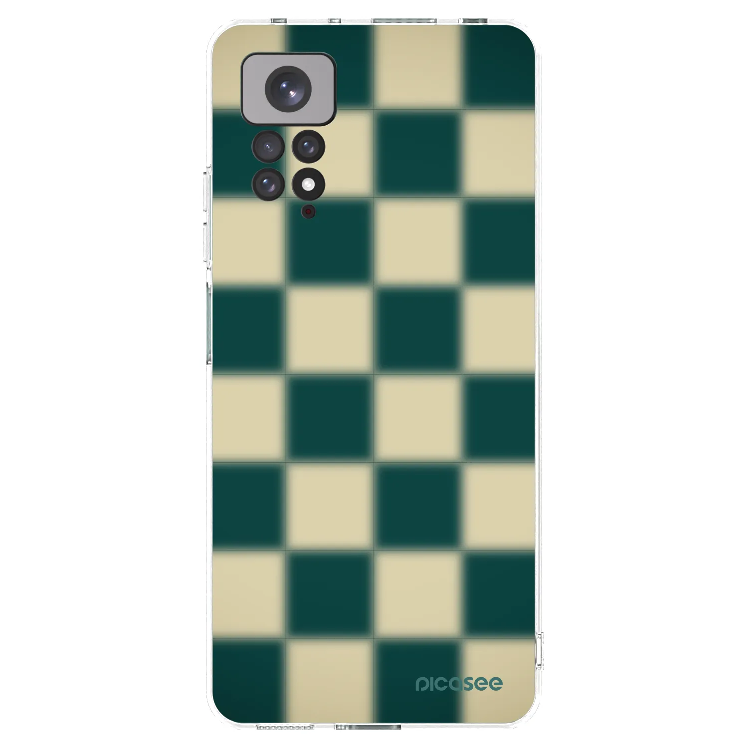 Picasee silikonowe przeźroczyste etui na Xiaomi Redmi Note 11S 4G - Shadow Chess