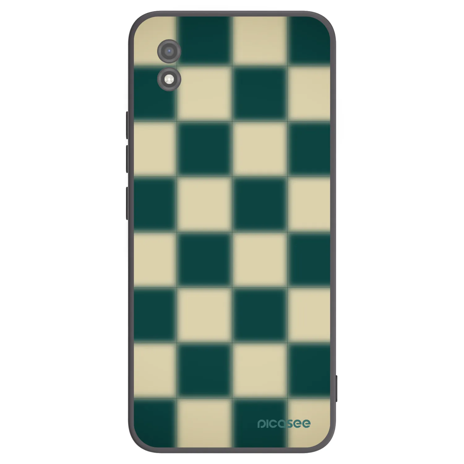 Picasee silikonowe czarne etui na Realme C11 (2021) - Shadow Chess